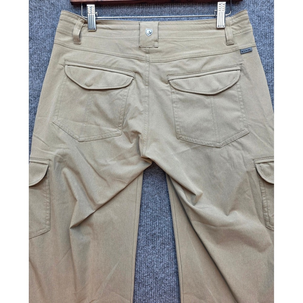 KUHL Splash Roll-Up Cargo Pants Womens 4 Regular Khaki Excellent Hiking Utility - Picture 5 of 15